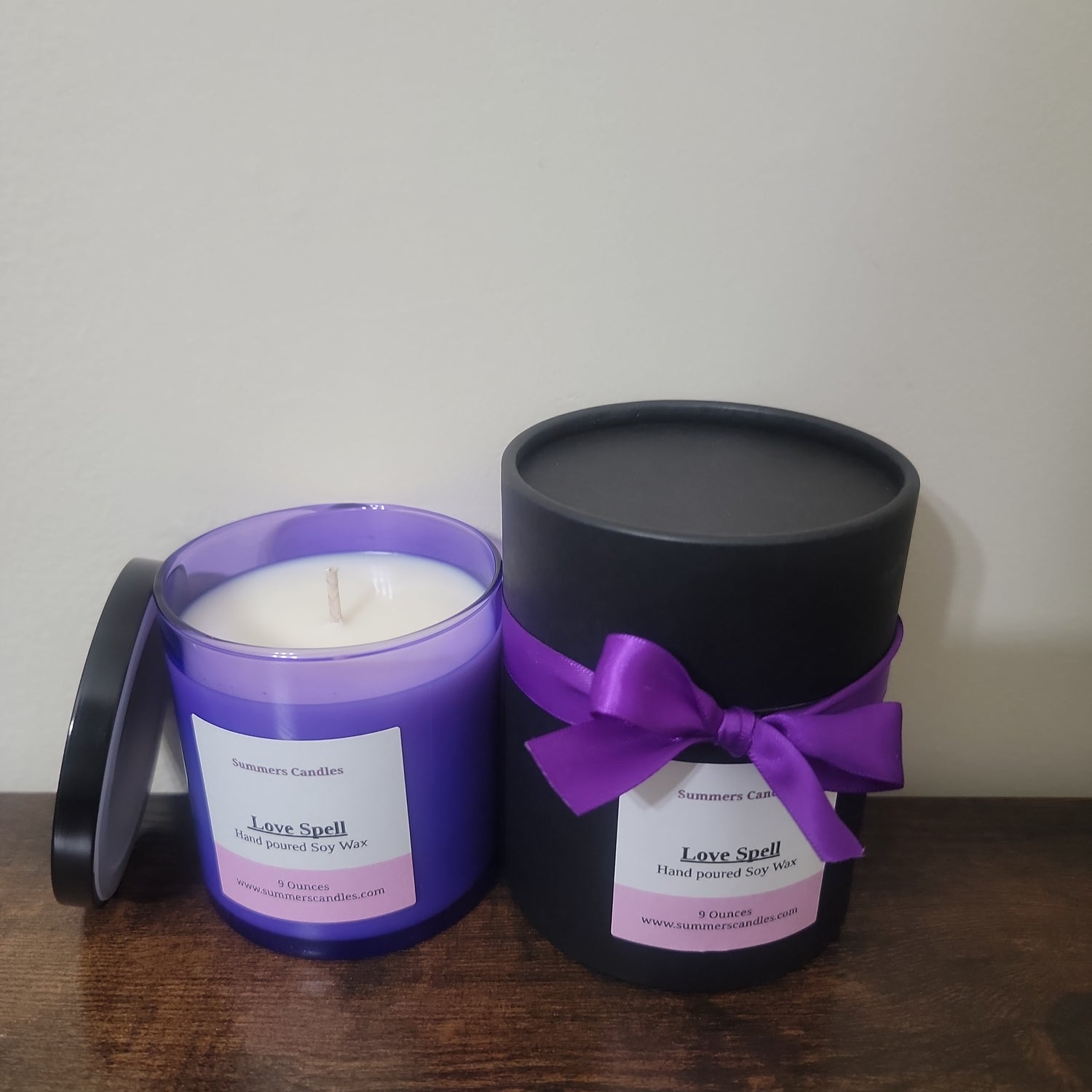 9 Ounce Purple Luxury Line Candles