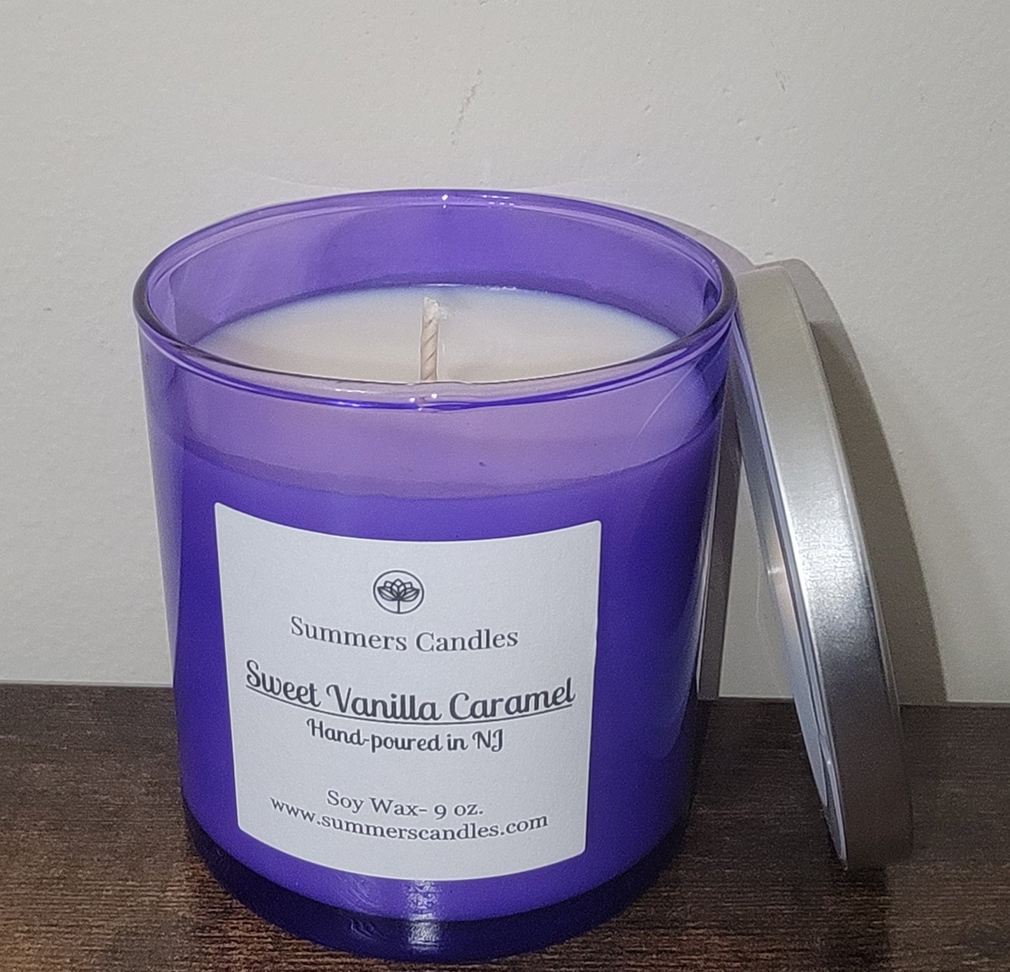 Sweet Vanilla Caramel Scented Candles