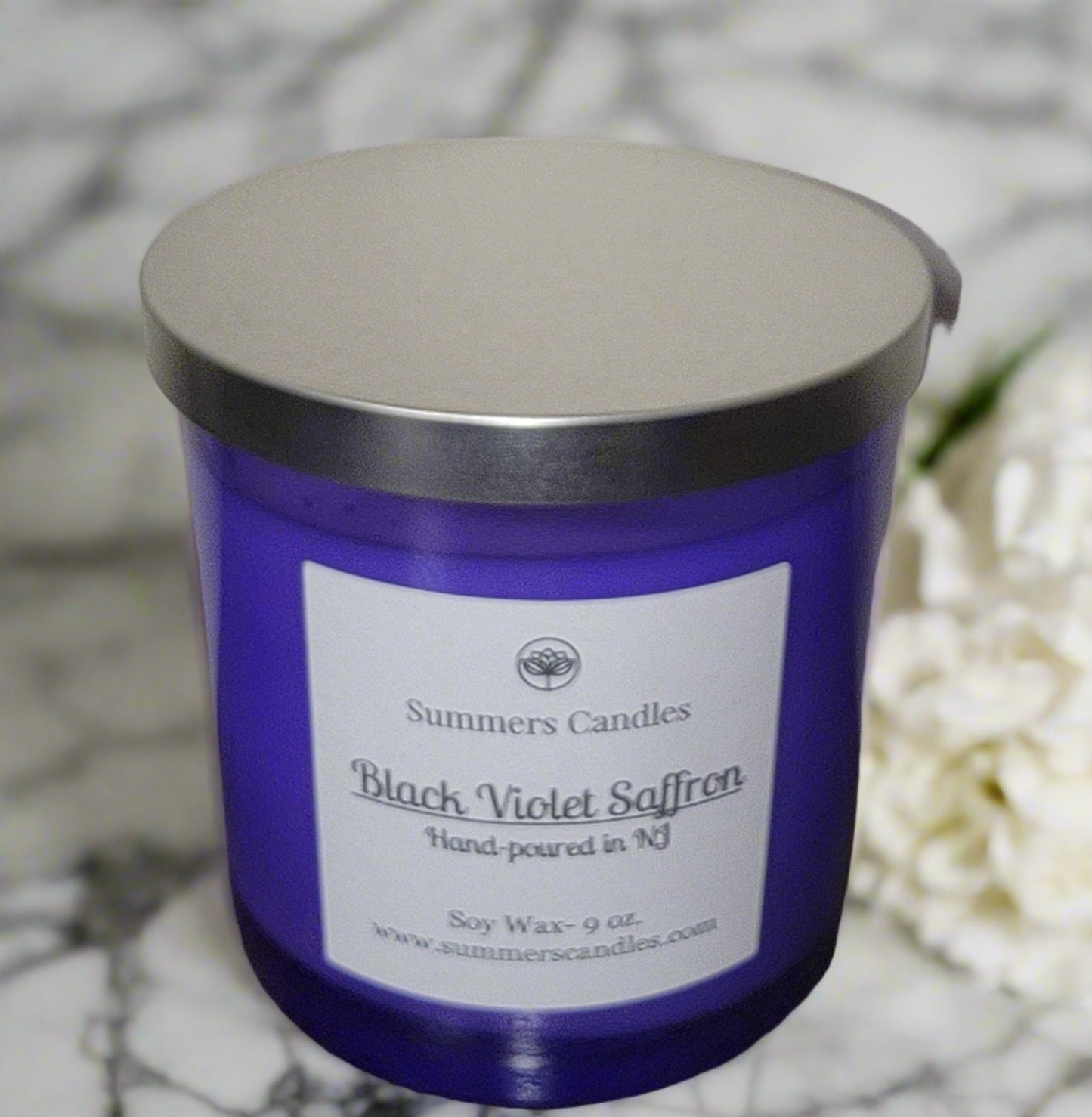 Black Violet Saffron- Summers Candles