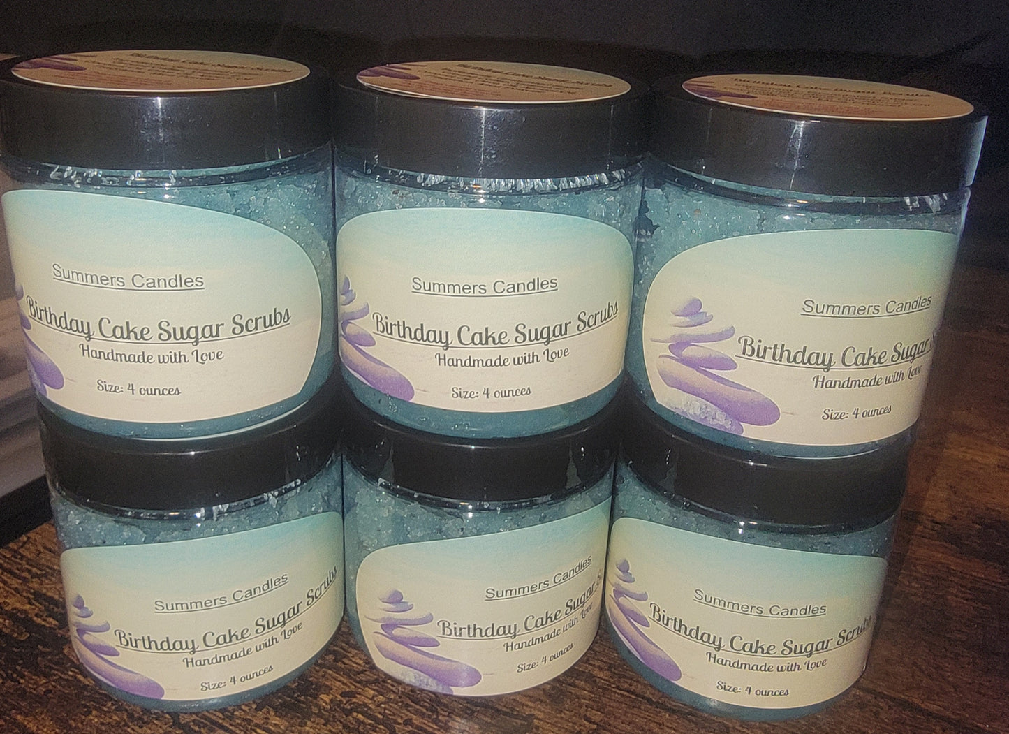 Birthday Cake Sugar Scrubs