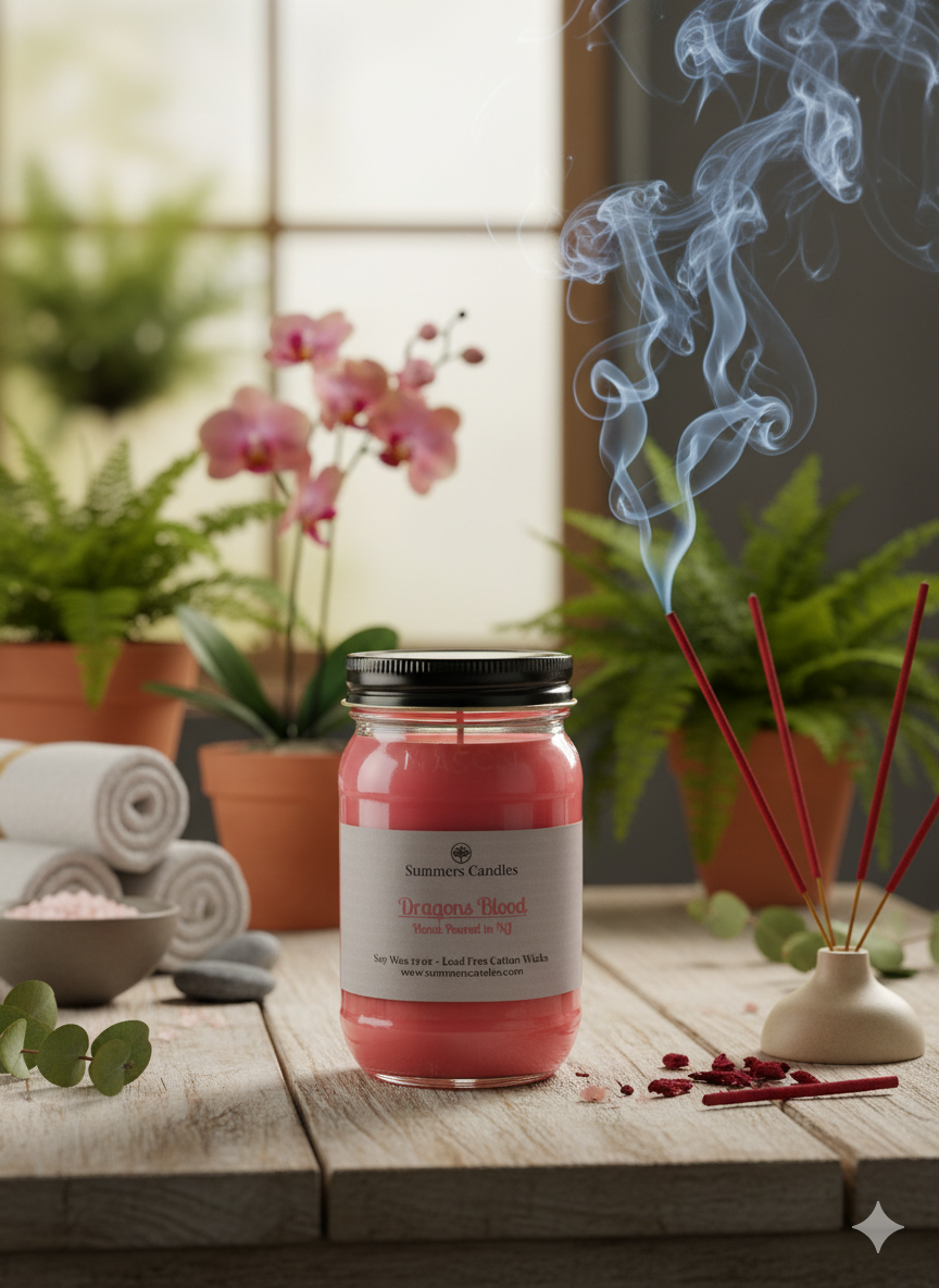 Dragon's Blood Scented Candles