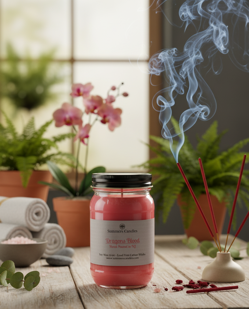 Dragon's Blood Scented Candles - Summers Candles