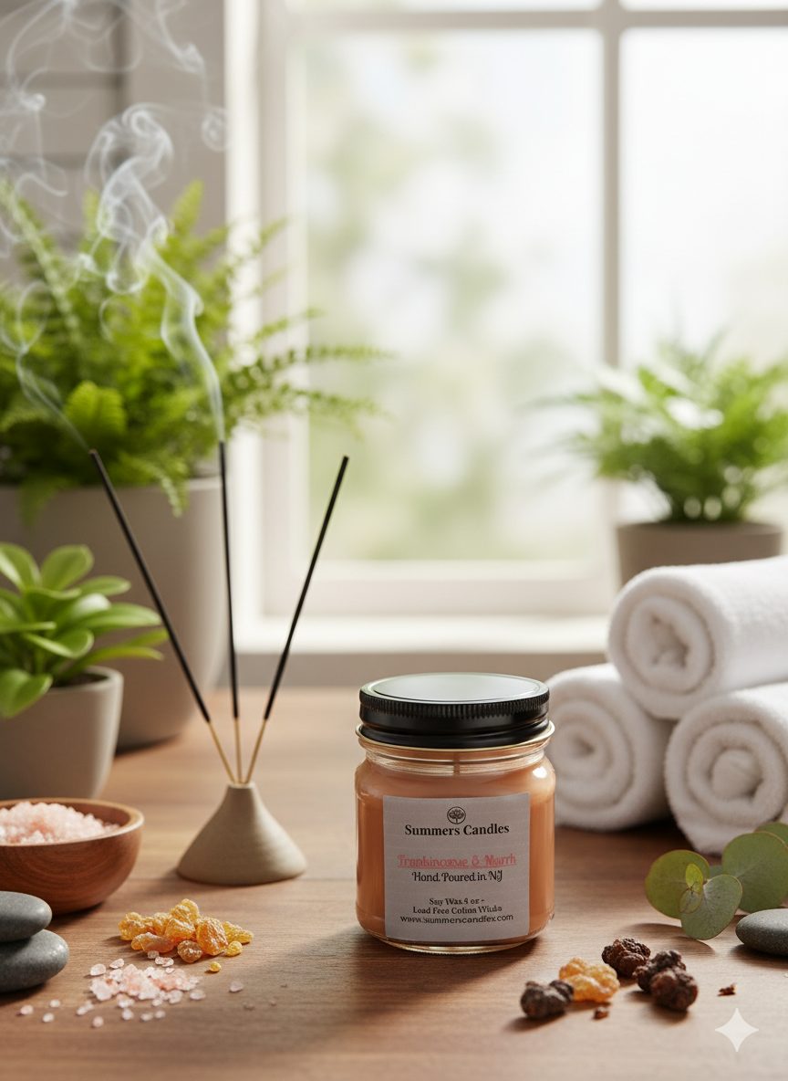 Frankincense & Myrrh Scented Candle