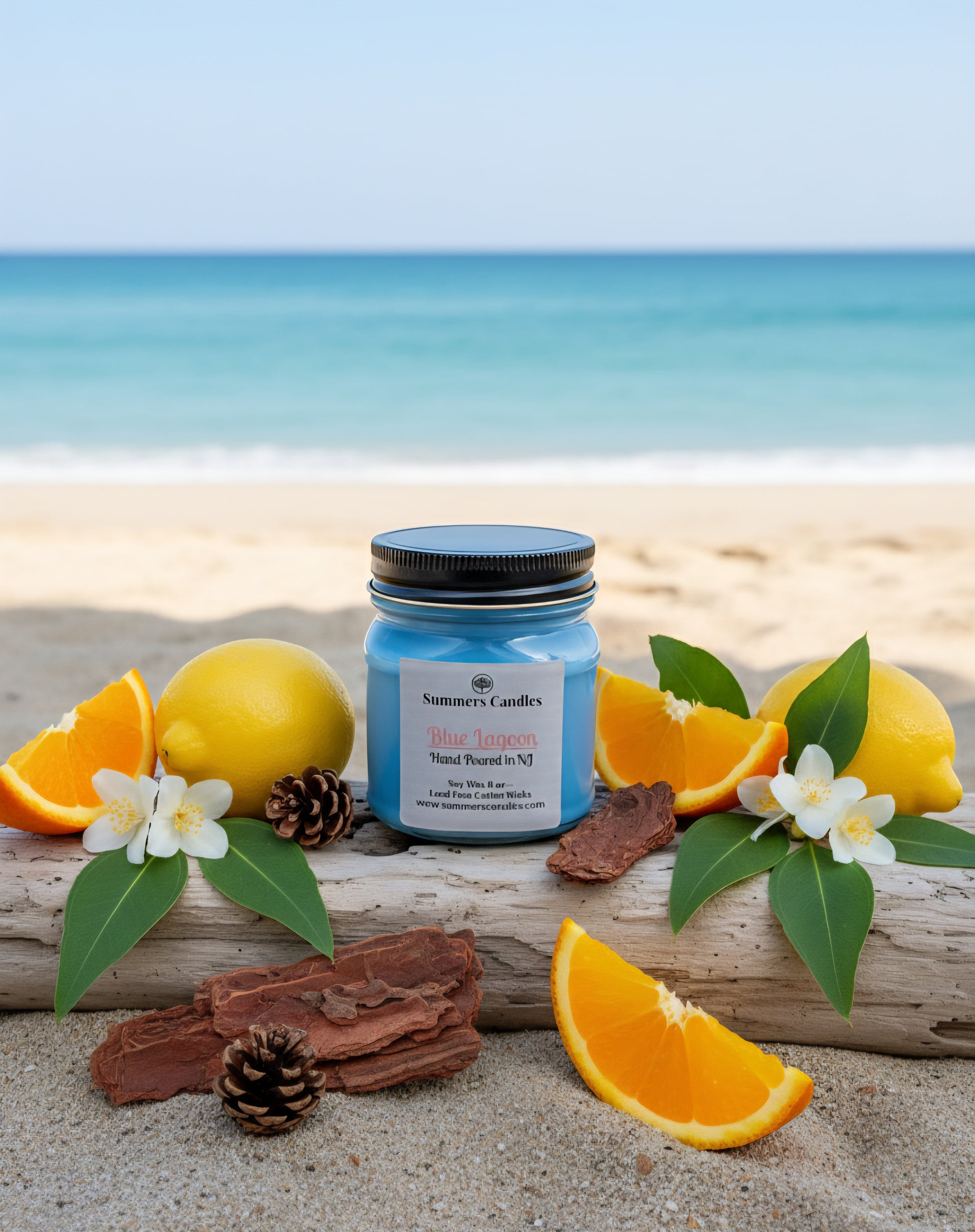 Blue Lagoon Scented Candle - Summers Candles