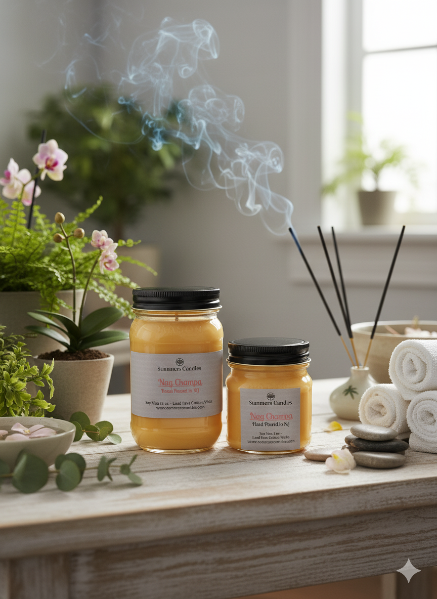 Nag Champa Scented Candle