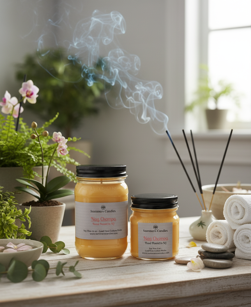Nag Champa Scented Candle - Summers Candles