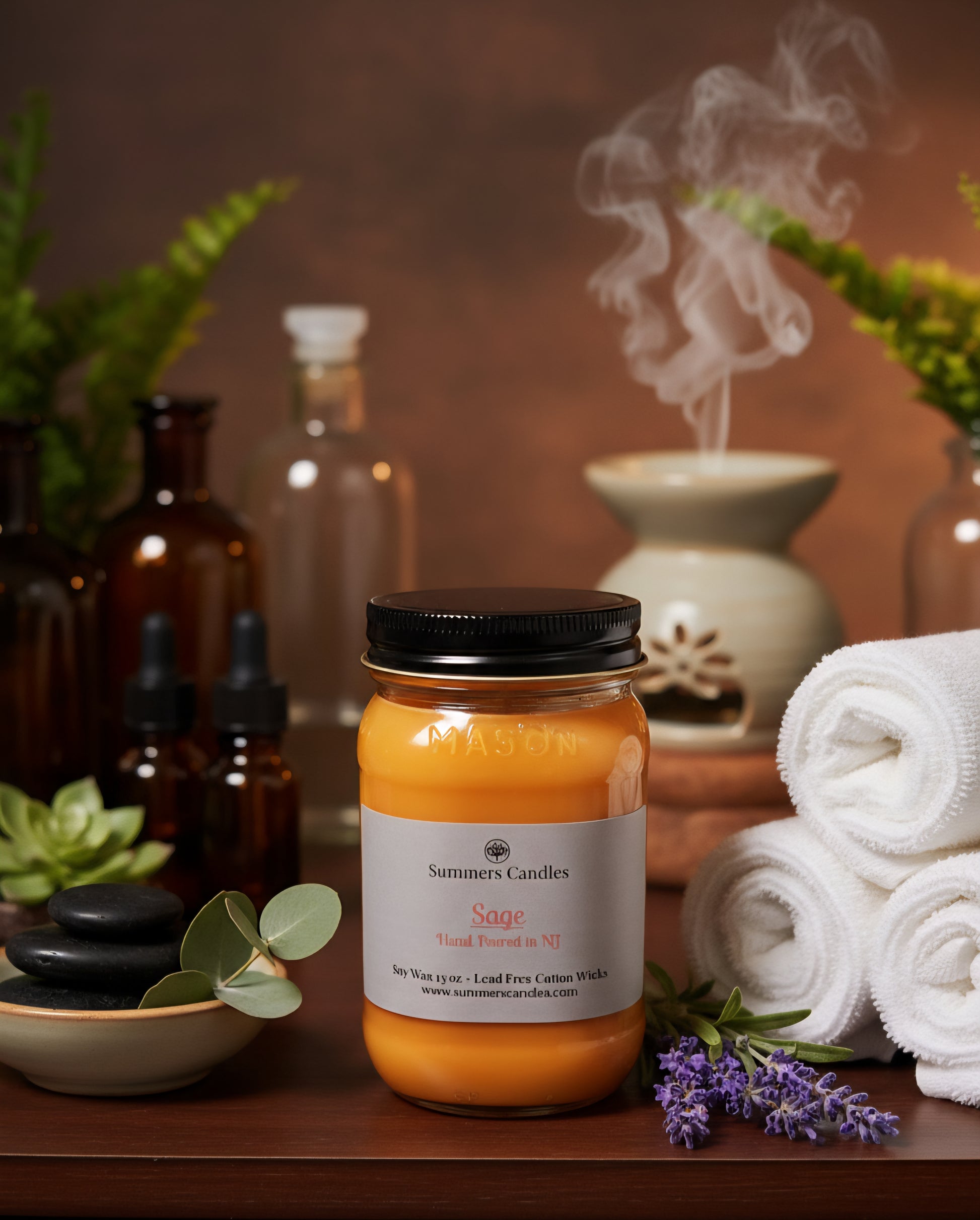 Sage Scented Candle - Summers Candles