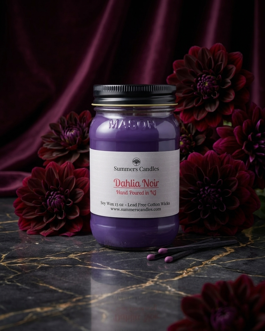 Dahlia Noir Scented Candle
