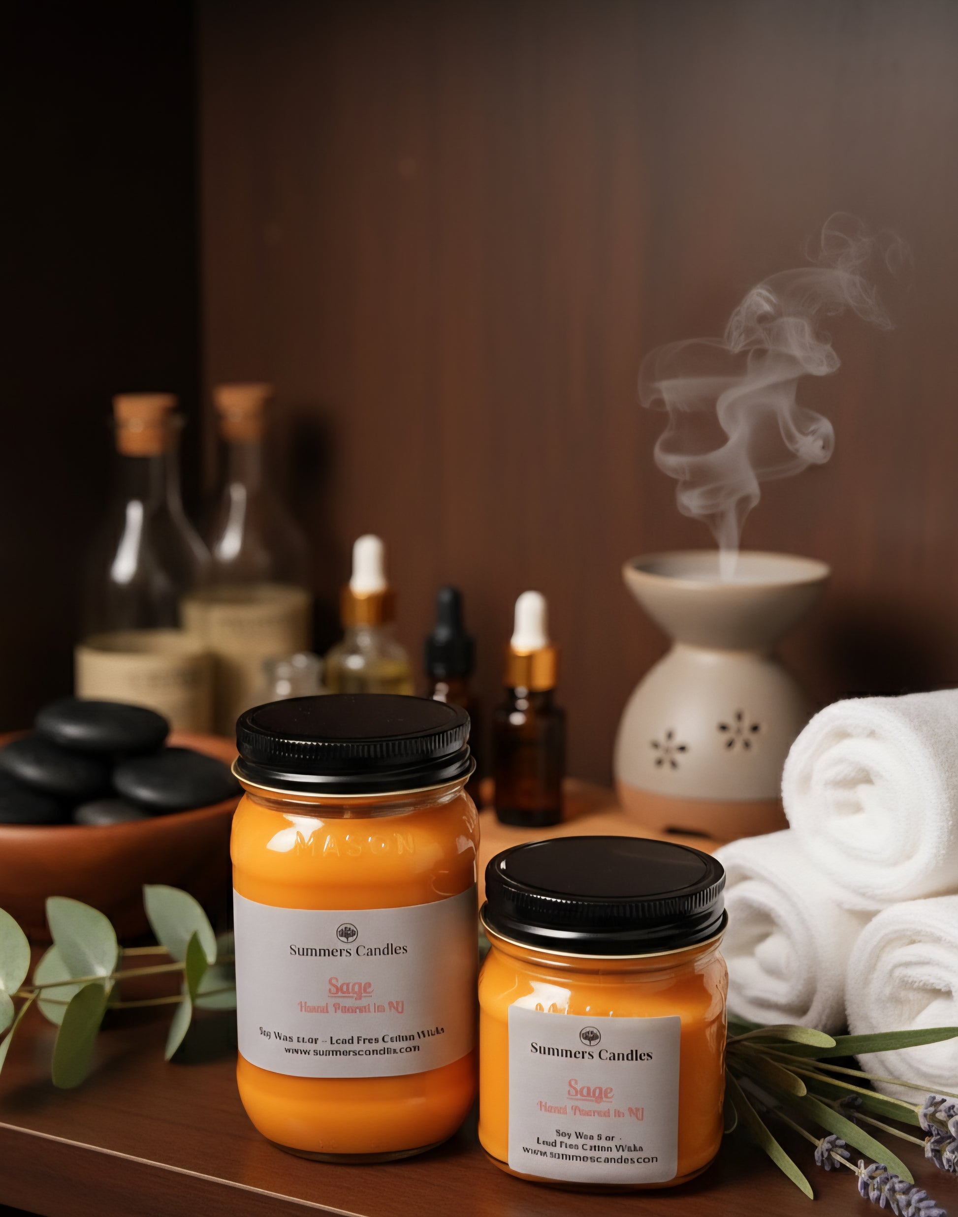Sage Scented Candle - Summers Candles