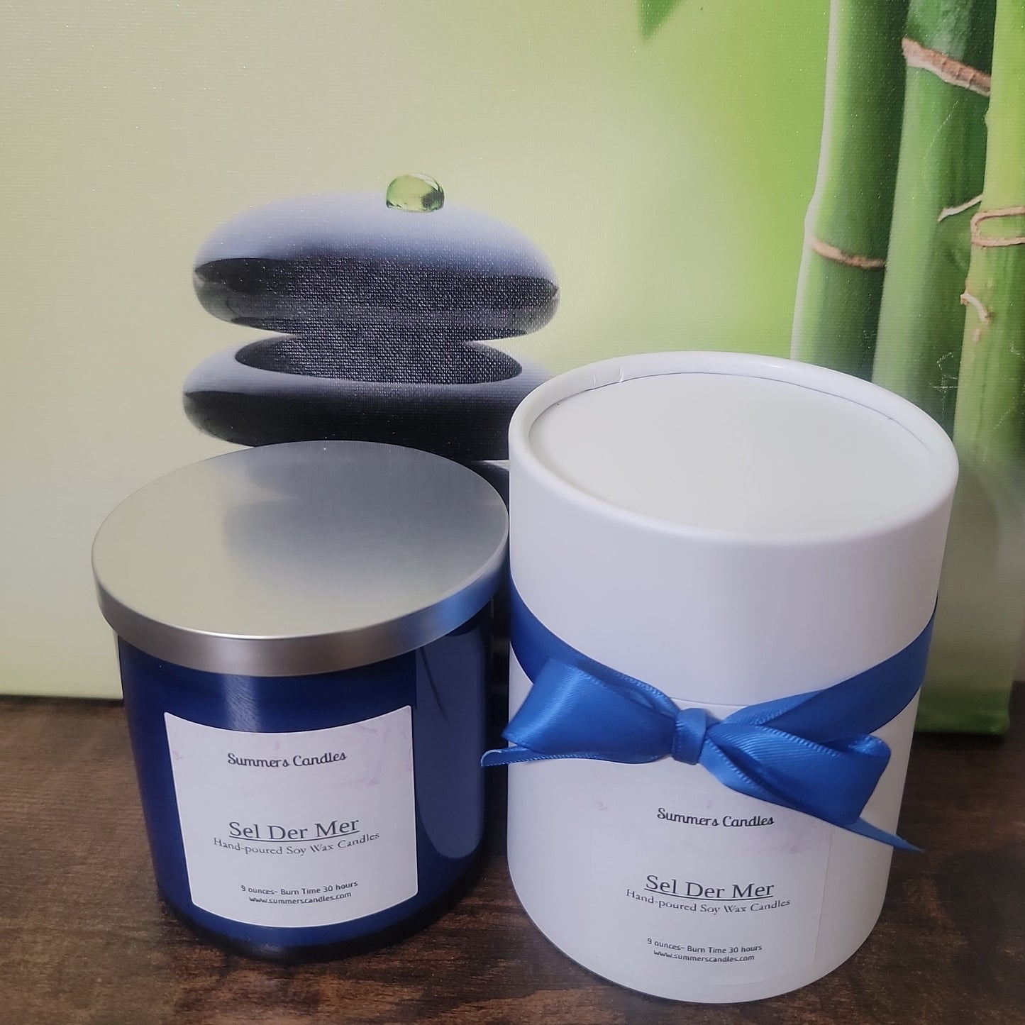 9 Ounce Sel De Mer Scented Candle - Summers Candles