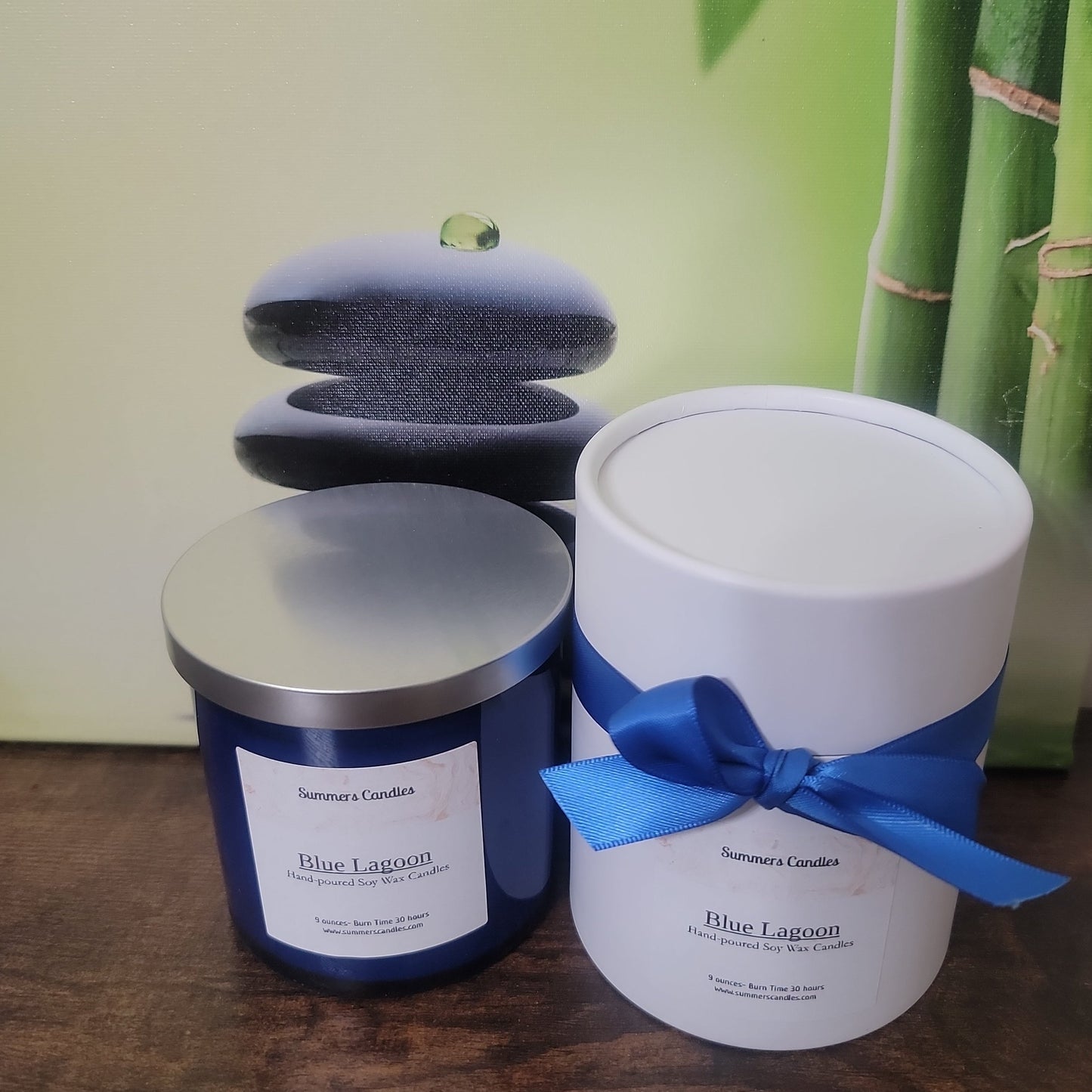 9 Ounce Blue Lagoon Scented Candle - Summers Candles