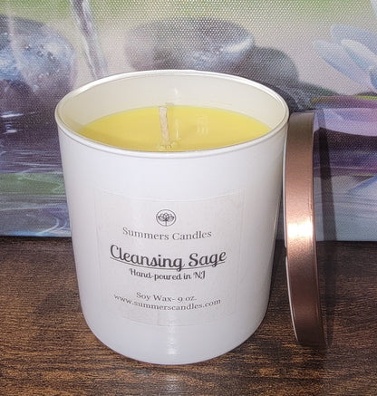 Cleansing Sage Scented Candle