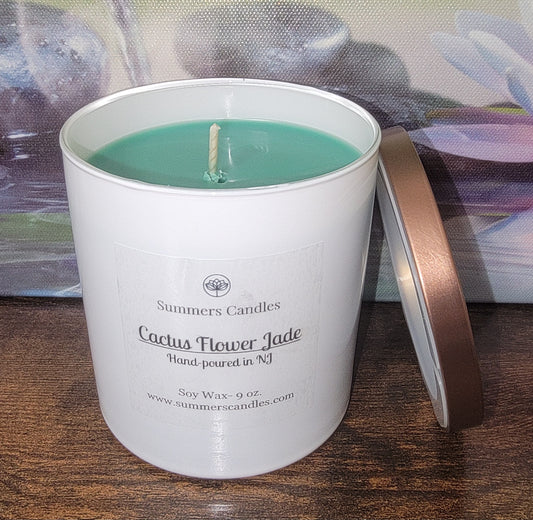 Cactus Flower Jade Scented Candle