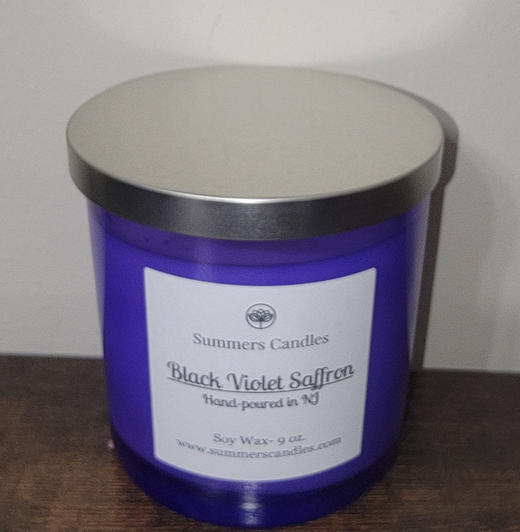 Black Violet Saffron- Summers Candles 