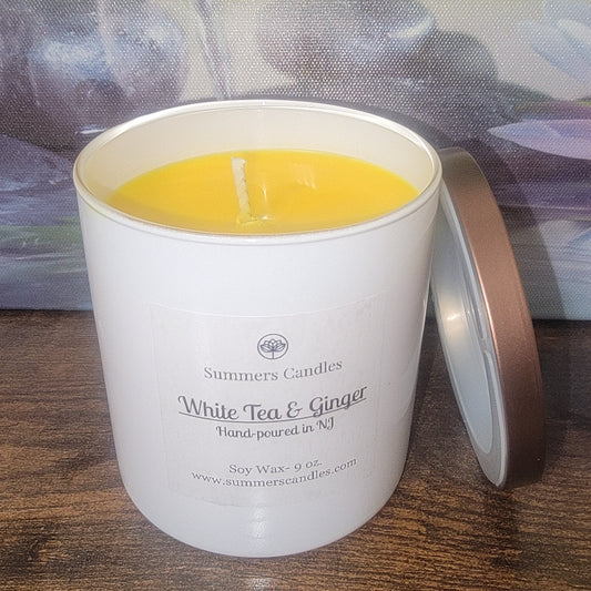 White Tea & Ginger Scented Candles
