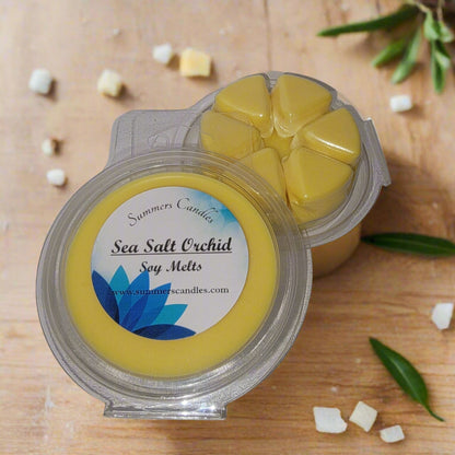 Sea Salt & Orchid Scented Candle