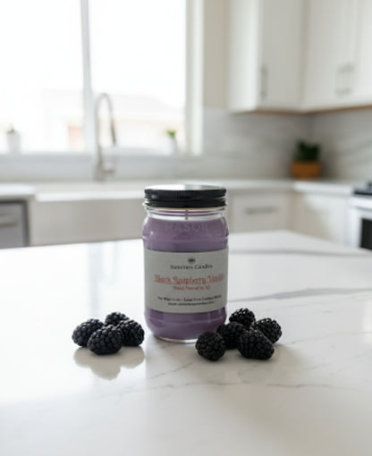 Black Raspberry Vanilla Scented Candle