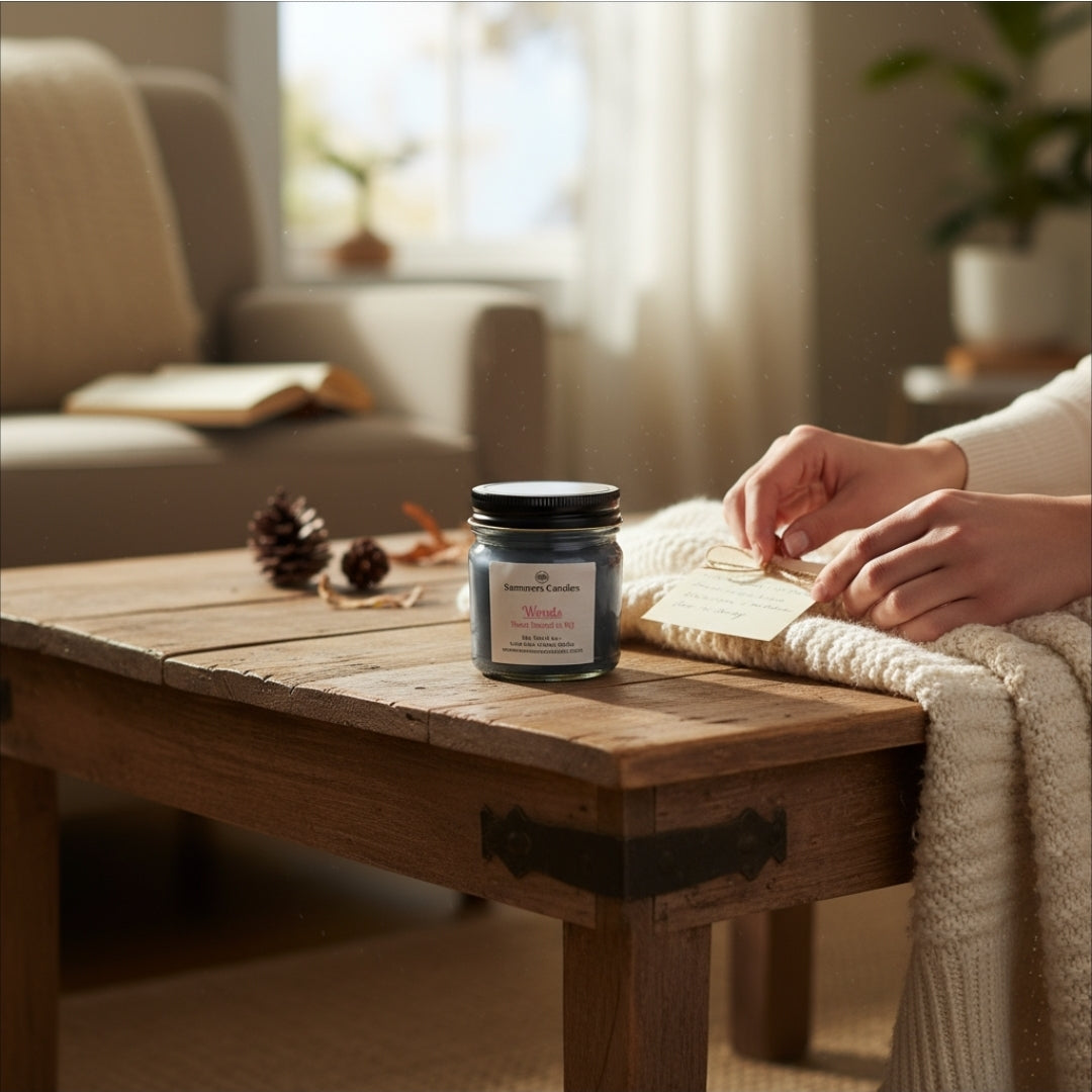 NEW SCENT! - Woods Scented Candle