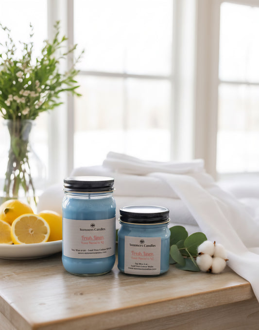 Fresh Linen Scented Candles