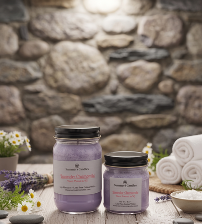 Lavender Chamomile Scented Candle