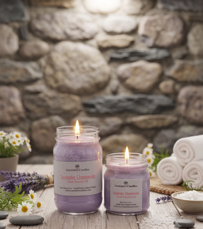 Lavender Chamomile Scented Candle