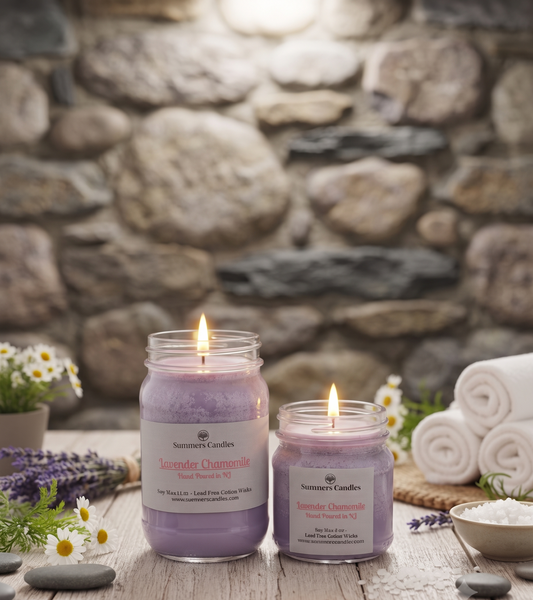 Lavender Chamomile Scented Candle