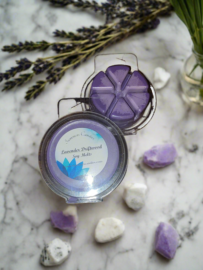 Lavender Driftwood Scented Candle