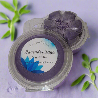 Lavender Sage Scented Candle