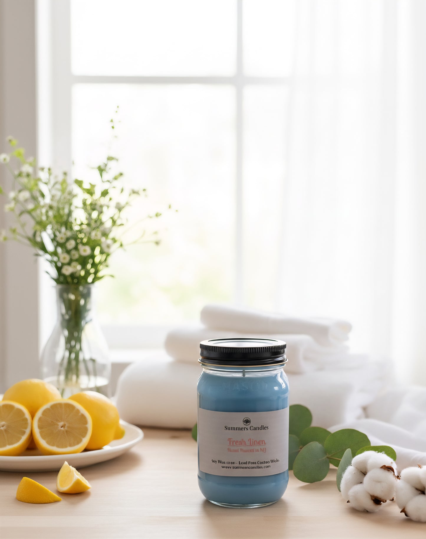 Fresh Linen Scented Candles