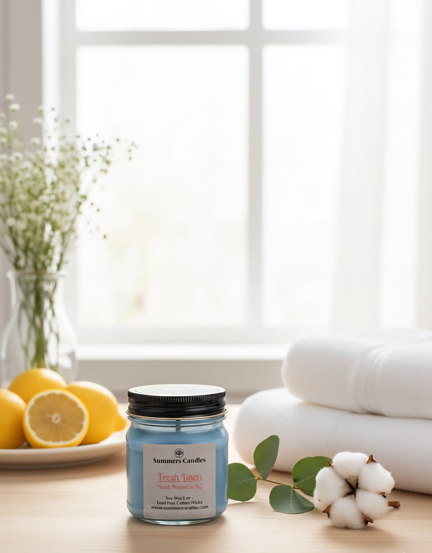 Fresh Linen Scented Candles