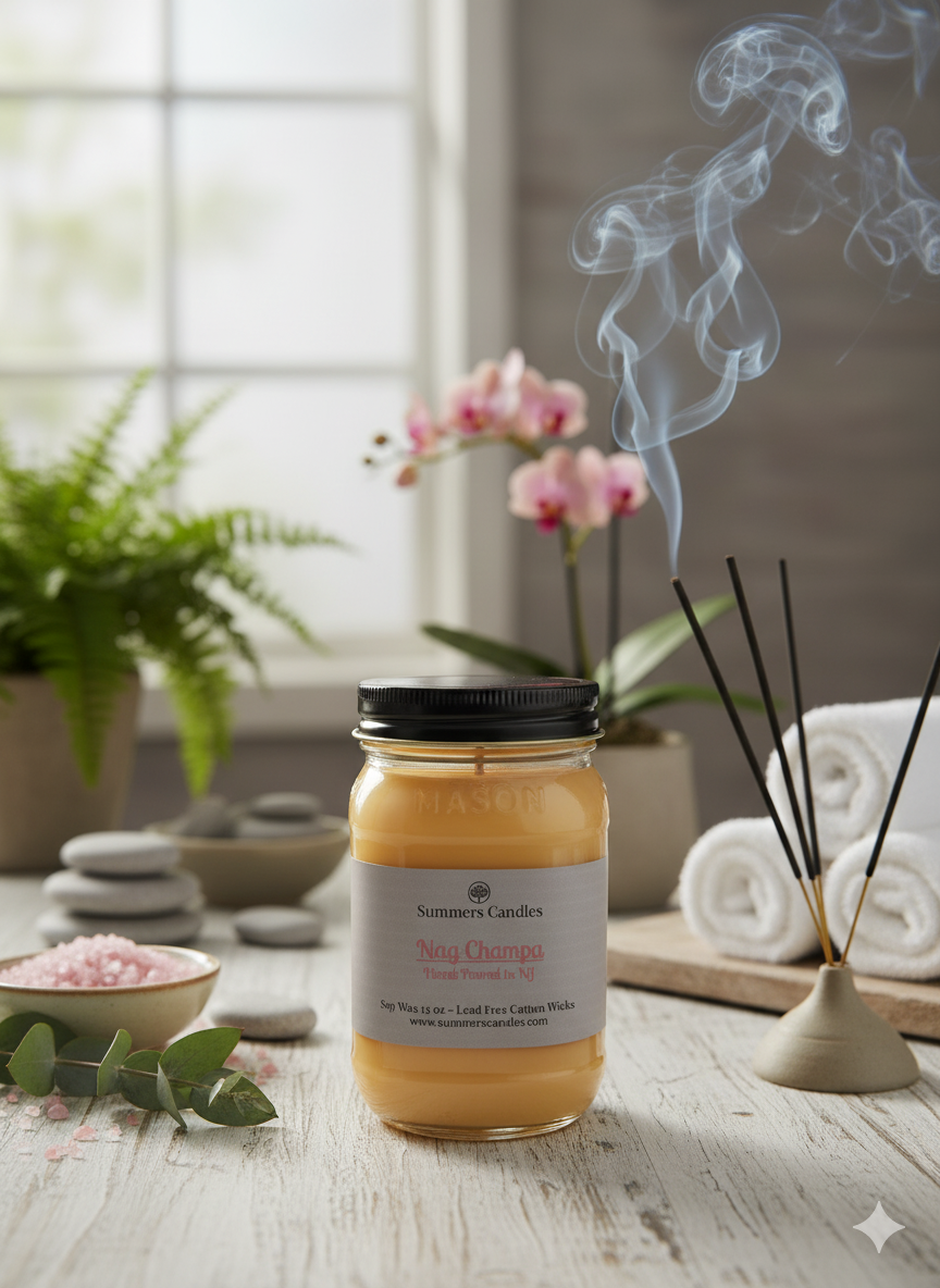Nag Champa Scented Candle
