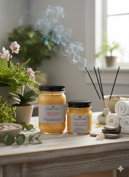 Nag Champa Scented Candle