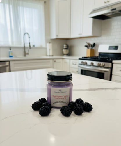 Black Raspberry Vanilla Scented Candle