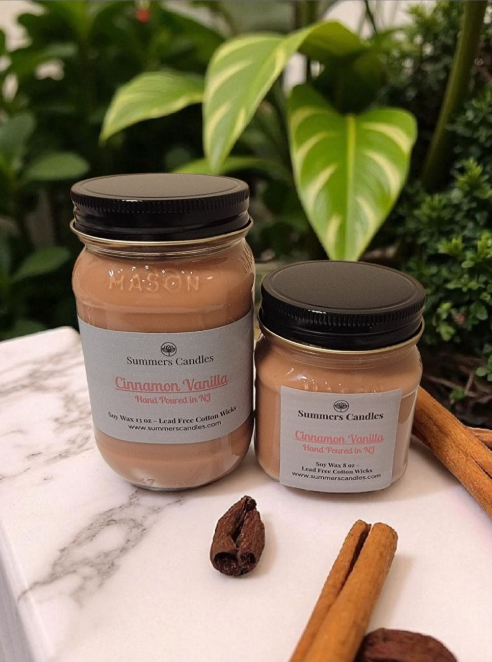 Cinnamon Vanilla Scented Candles