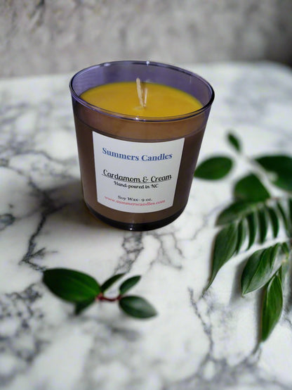 Cardamom & Cream Scented Candles