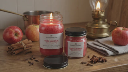 Apple Cinnamon Scented Candle