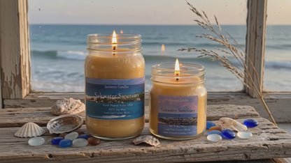 Saltwater Sanctuary Scented Candle
