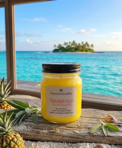 Pineapple Sage Scented Candles - Summers Candles
