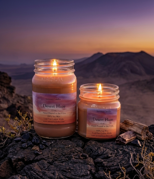 Desert Haze Scented Candle - Summers Candles