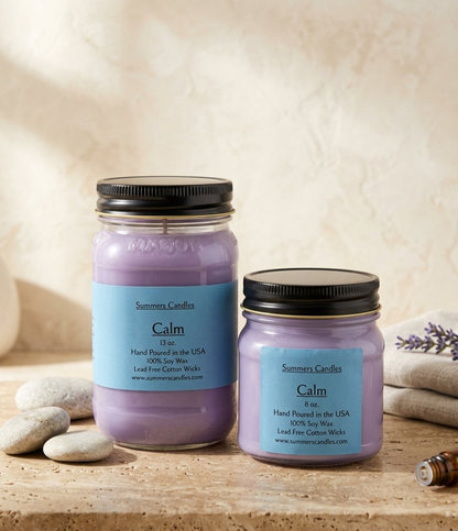 Calm Aromatherapy Scented Candle