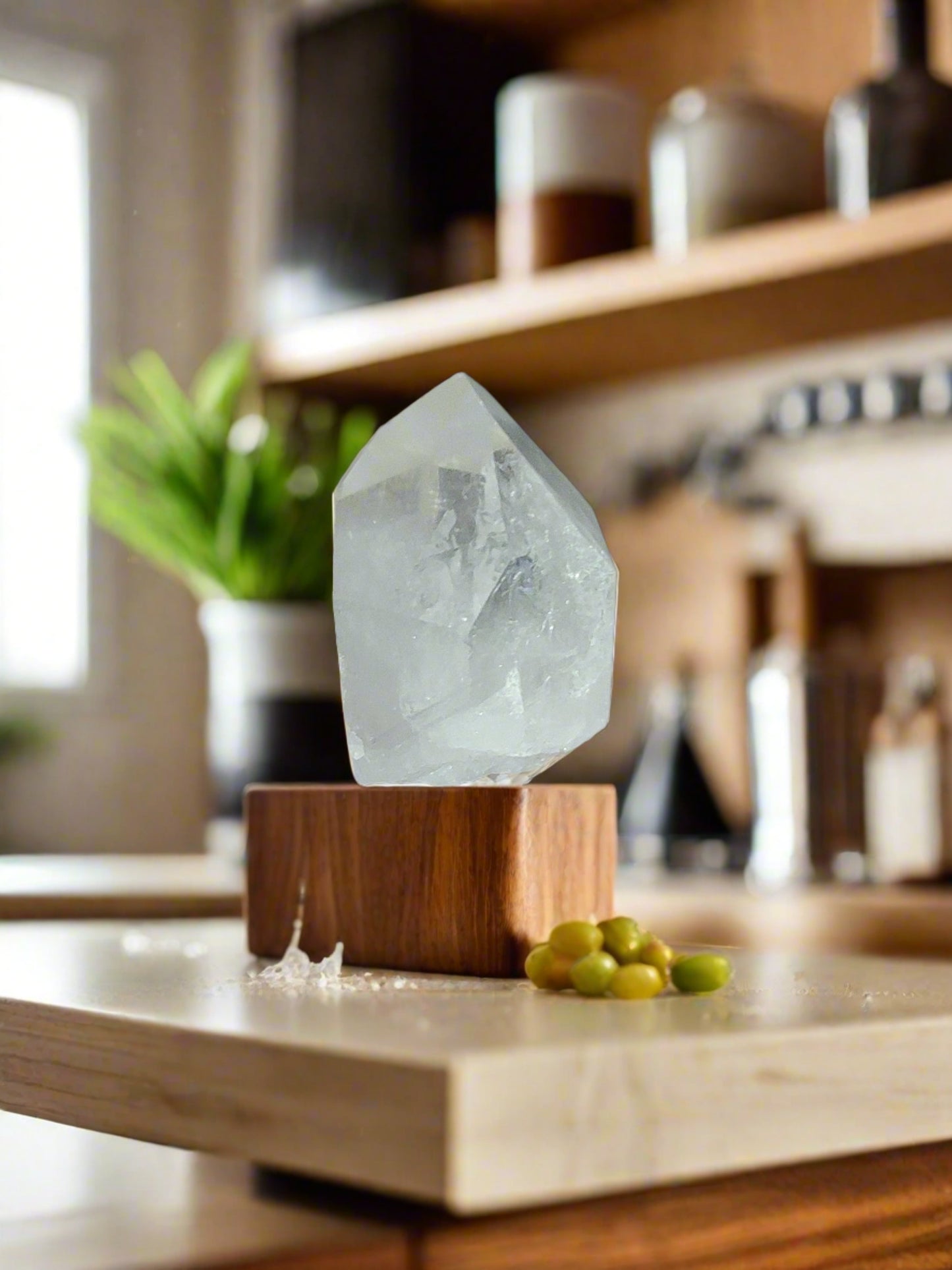 Clear Quartz Crystal- Summers Candles