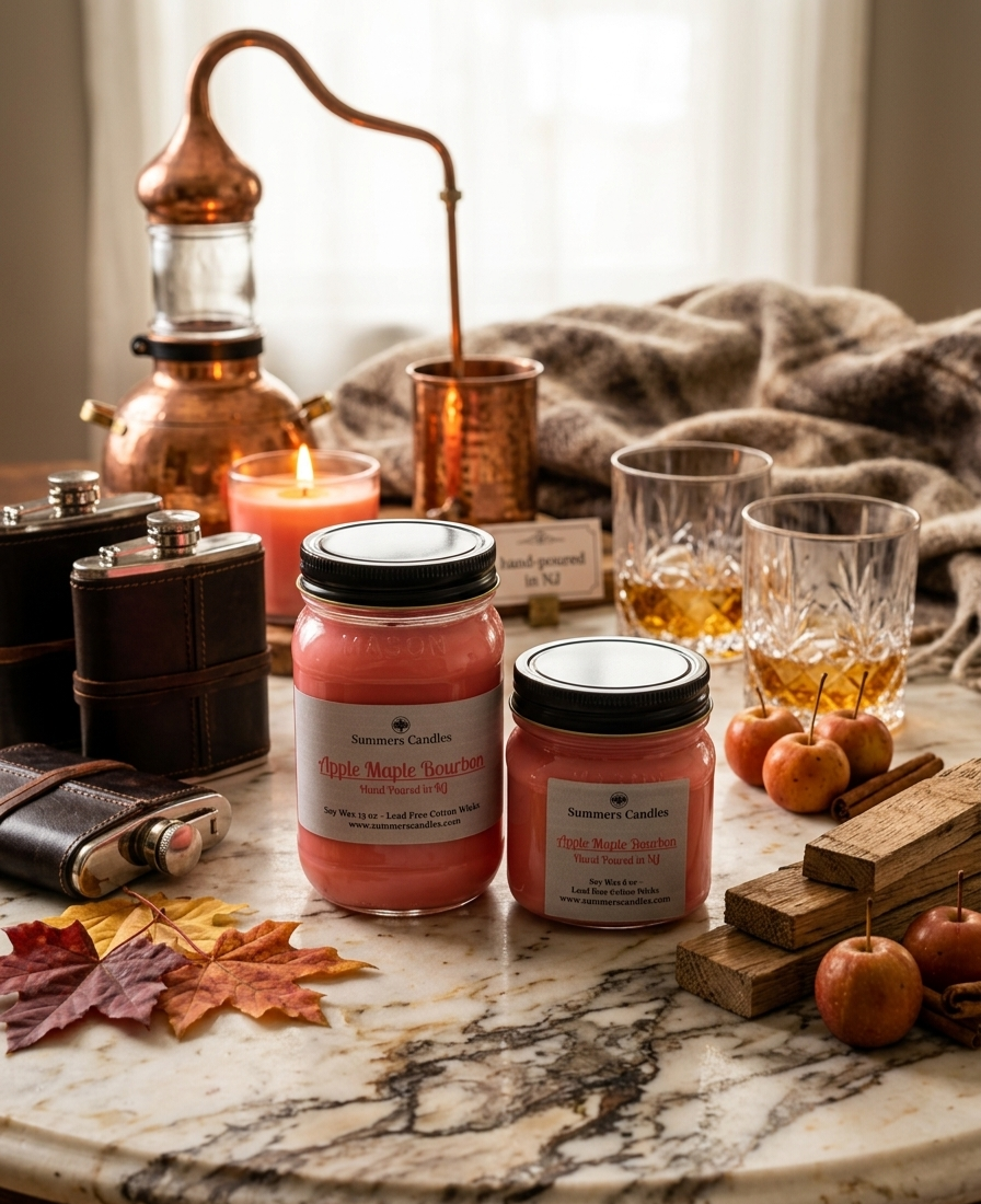 Apple Maple Bourbon Scented Candle