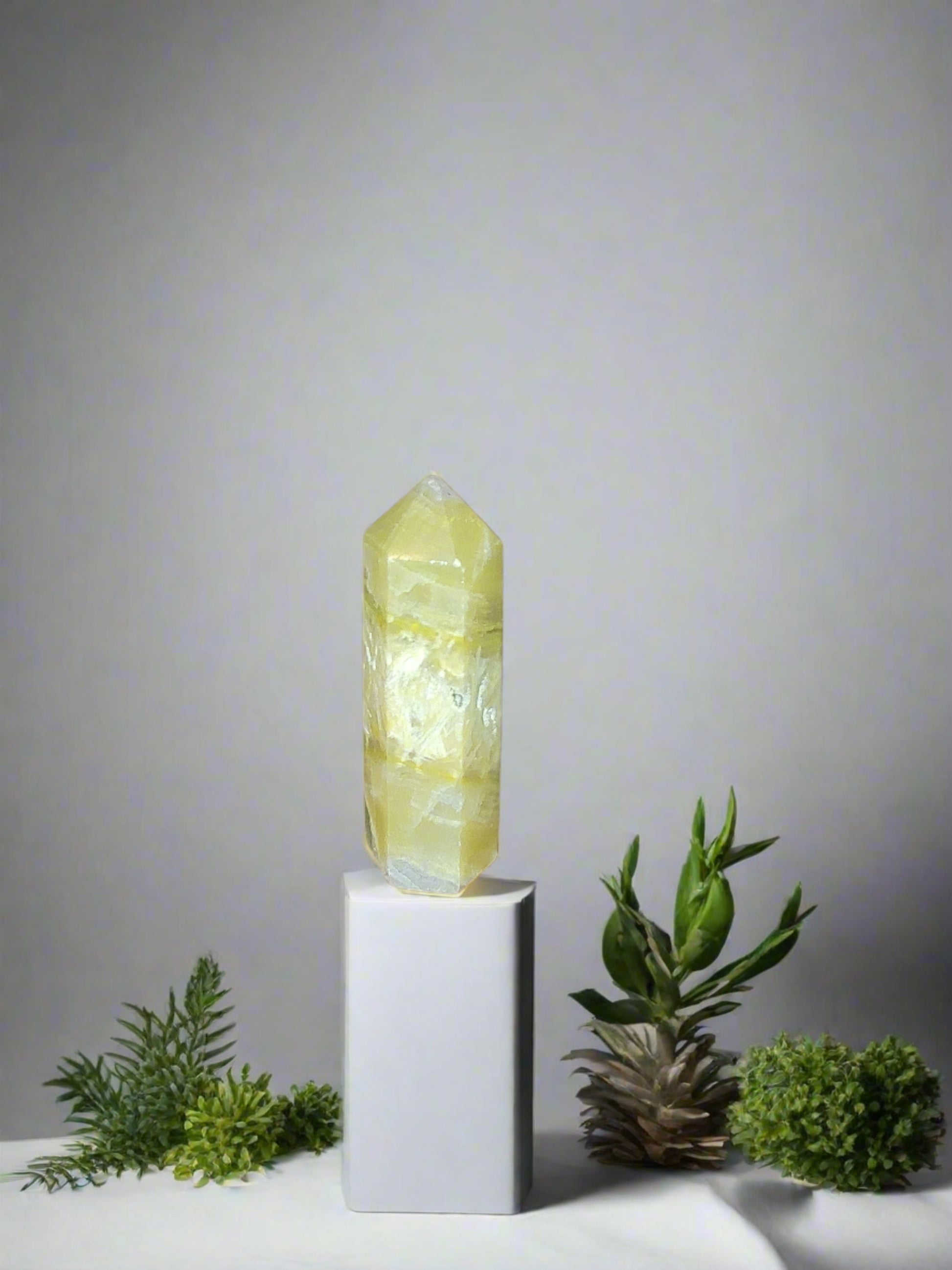 Serpentine Crystal Tower  - Summers Candles 