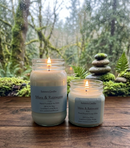 Moss and Rainwater Scented Candle