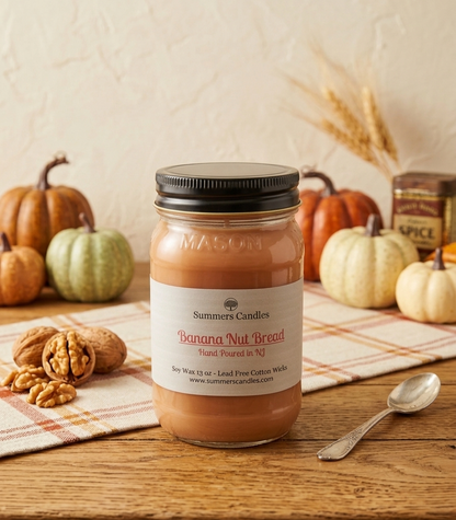 Banana Nut Bread Scented Candle - Summers Candles