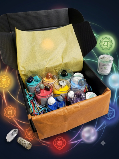 7 Piece Chakra Candle Gift Box