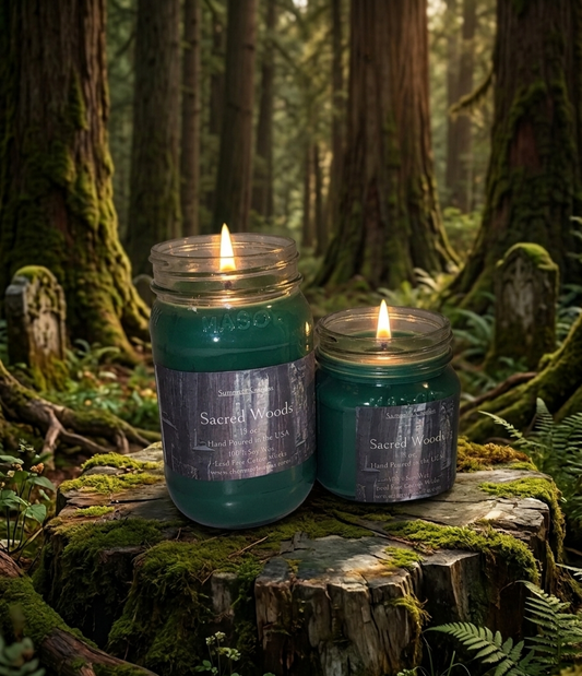 Sacred Woods Scented Candle - Summers Candles