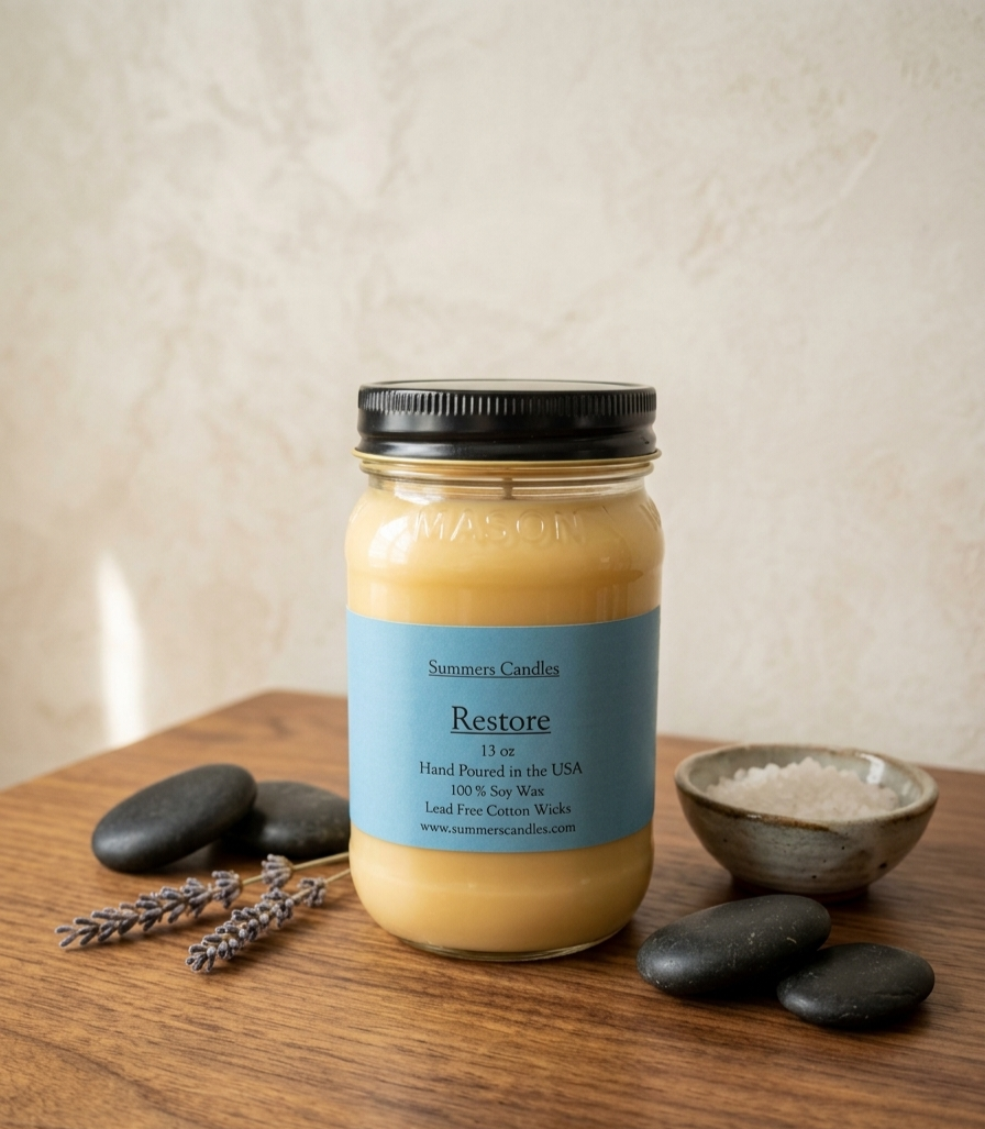 Restore Aromatherapy Scented Candle