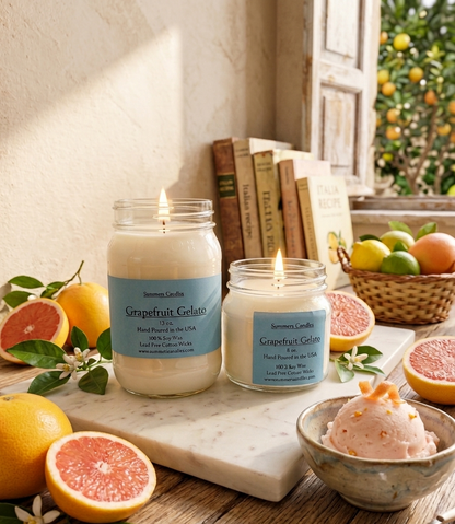 Grapefruit Gelato Scented Candle