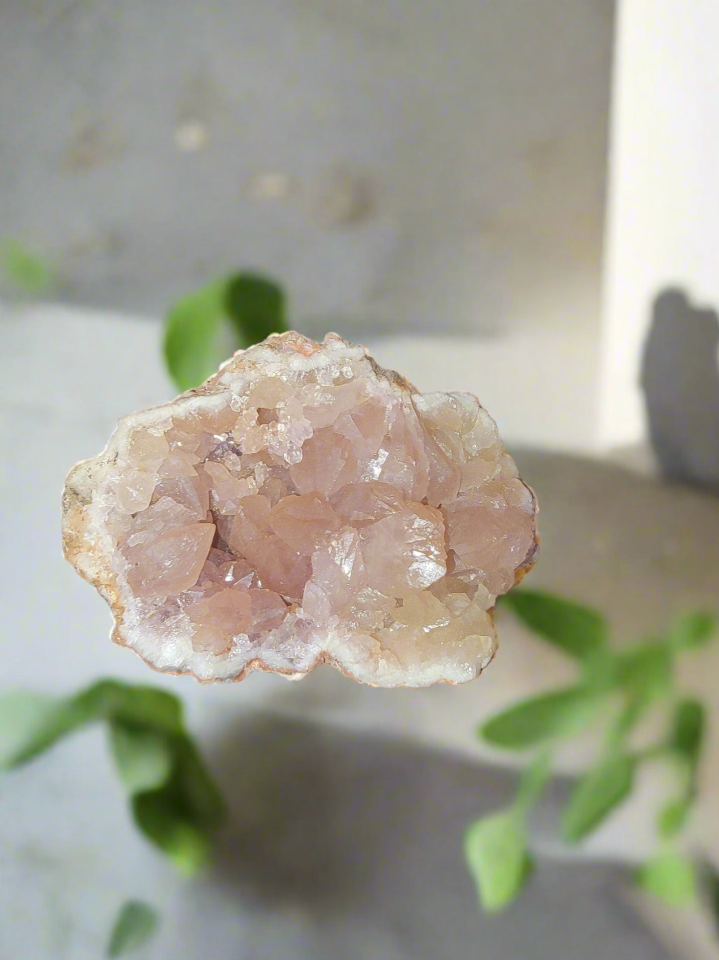 Pink Amethyst Geode- Summers Candles